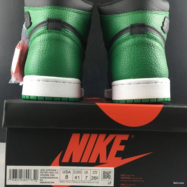 Reps BK pine 1 high jordan green air 555088-030 1207